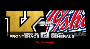 Oshawa Generals versus Kingston Frontenacs