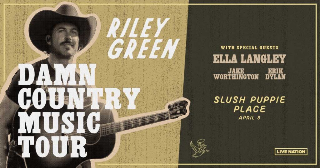 Country music star Riley Green